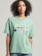 Superdry Women's Athletic T-shirt Turquoise