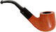 Stefanou Pipex Pipex K 15 Smooth Tabakpfeife Gebogen