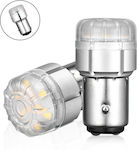 NovSight Lampen Auto & Motorrad P21/5W-BAY15D-1157 LED 6500K Kaltes Weiß 12V 9W 2Stück