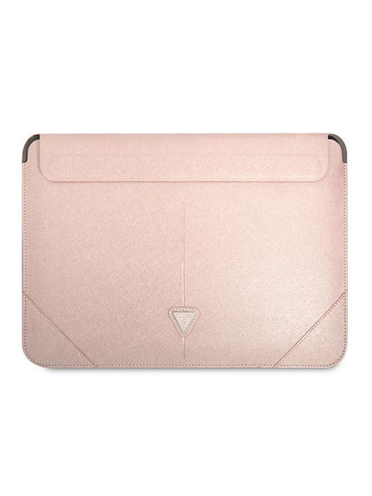 Guess Saffiano Triangle Logo Чанта Калъф за лап...