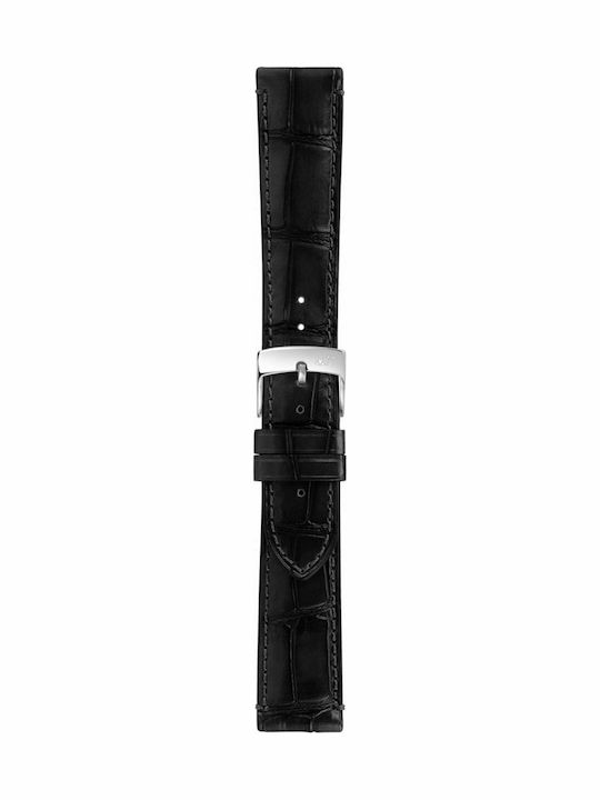 Morellato Tiepolo Leather Strap Black 20mm