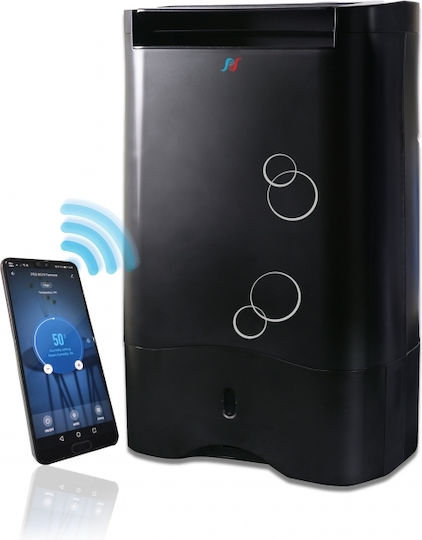 Puredry PDDW 12200 Famous Dehumidifier Zeolite with Ionizer and Wi-Fi 12lt Black