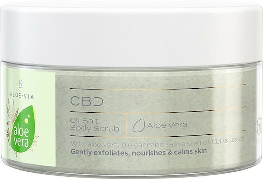 LR Aloe Vera Aloe Via CBD Oil Salt Body Scrub Scrub Σώματος 300gr