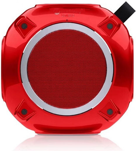 Andowl QY-H65 Bluetooth Speaker with Radio and Battery Life up to 8 hours Red