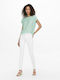 Milla Women's Blouse Short Sleeve Harbor Gray