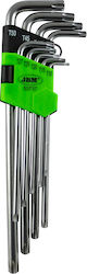 JBM Set of 9 L-Shaped Torx Wrenches 53737