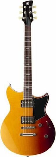 Yamaha Revstar RSS20 Електрическа Китара SG с HH Конфигурация на Пикапите Sunset Burst с Калъф