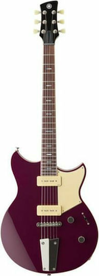 Yamaha Revstar RSS02T Electric Guitar SG with 2xP90 Pickup Configuration Hot Merlot with Case