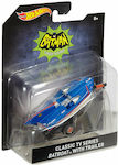 Hot Wheels Batman Batboat With Trailer Bărcuță pentru 7++ Ani