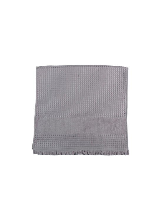 Nef-Nef Πετσέτα Χεριών Touch 30x50εκ. Grey Βάρους 330gr/m²