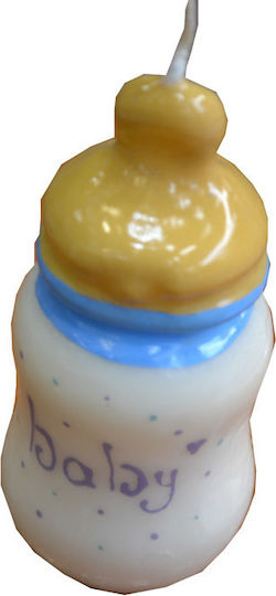 Easter Candle Bottle 14pcs Blue