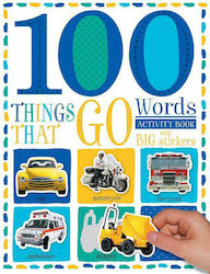 100 Things That Go Words Sticker Activity