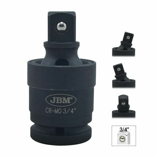 JBM Extensie Prindere Cheie Pneumatic - Pneumatic Formă în U cu Kare 3/4" Extensie cheie cu clichet pliabilă 3/4"