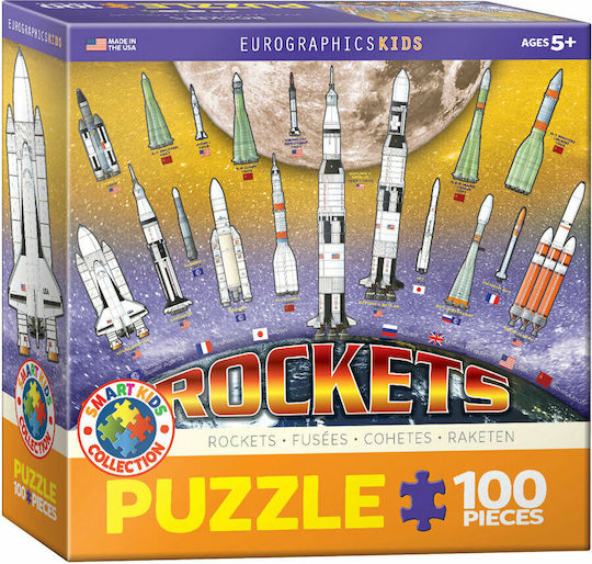 Kinderpuzzle Rockets für 5+ Jahre+ Jahre 100pcs Eurographics
