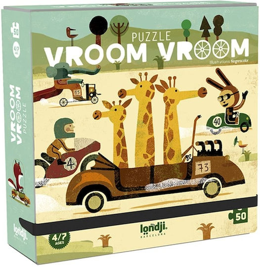 Παιδικό Puzzle Βρούμ Βρούμ για 4+ Ετών 50pcs Londji