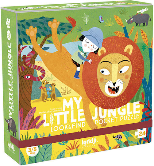 Kids Puzzle Little Jungle for 3+ years+ Years 24pcs Londji