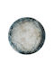 Novatex Callisto Teller Wüste aus Porzellan Gray mit Durchmesser 20cm