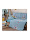 Nef-Nef Space Baby Sheets Set Crib Cotton Light Blue 120x170cm 3pcs 030291