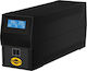 Orvaldi ID600CH UPS Linie-interaktiv 600VA 360W mit 2 Schuko Steckdosen