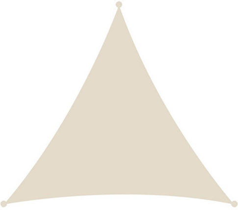 Showood Триъгълник Shade Sail Екрю 3.6м 230гр/кв.м