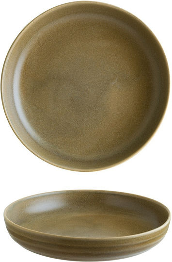 Bonna Terra Σαλατιέρα από Πορσελάνη Μπεζ 25x25cm