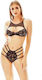 Anais Apparel Hypnos Sexy Σετ Εσωρούχων με Δαντέλα Μαύρο