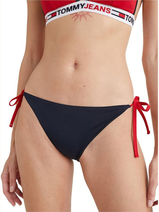 Tommy Hilfiger Bikini Slip with Ties Navy Blue