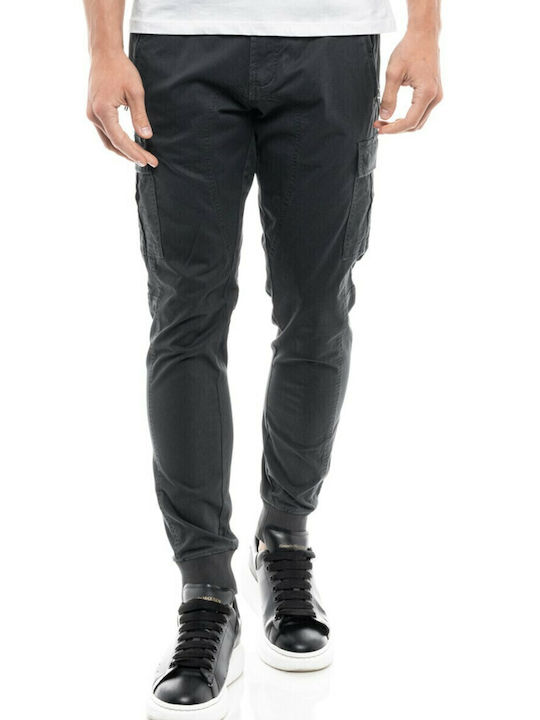 Hose Cargo Elastisch Gray