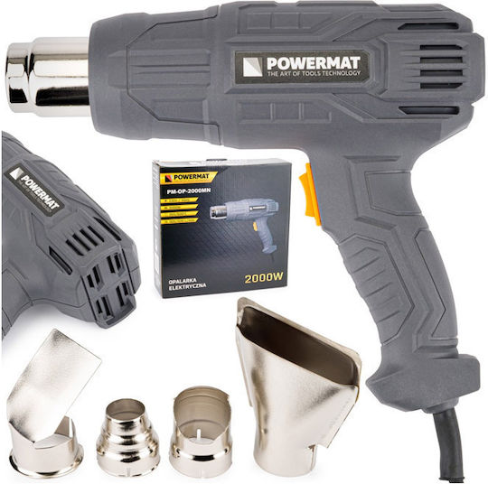 Powermat Heat Gun 2000W with Maximum Temperature 600°C PM-OP-2000MN