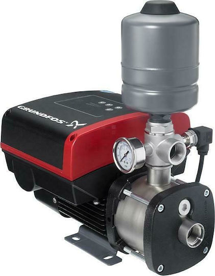 Grundfos CMBE 3-62 Μονοφασικό Πιεστικό Συγκρότημα Νερού με Δοχείο 2 Λίτρων 1100W
