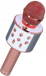 Wireless Karaoke Microphone SPM WS858 in Rose Gold Color