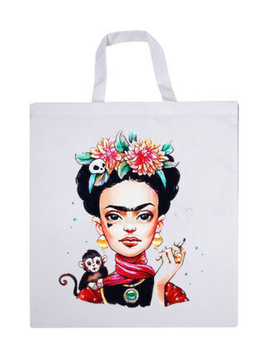 Cotton Bag 38X42 White FRIDA 27