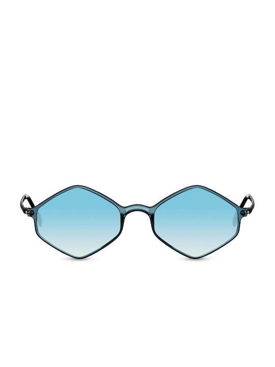 Solo-Solis Women's Sunglasses with Blue Metal Frame NDL5530