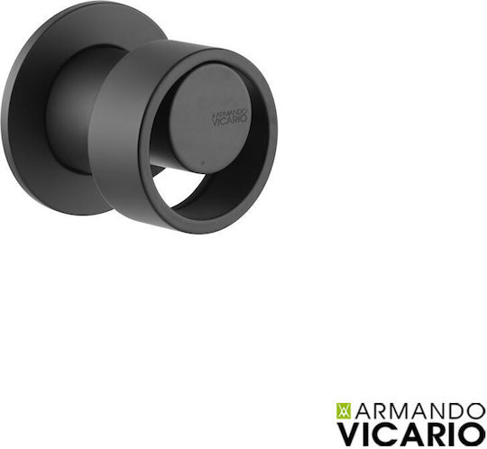 Armando Vicario Halo Built-in Faucet Mixer for for Bathroom Sink 1 Exit Black