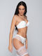 Luna Melody 54240 Strumpfbänder Mit Spitze Ivoire