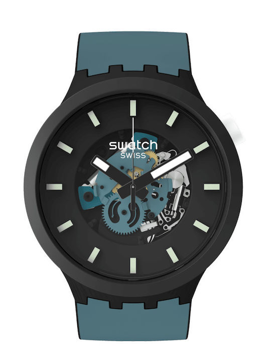 Swatch Night Trip Ceas Baterie Cu Brățară Ceramică Swatch Night Trip Ceas Baterie Cu Brățară Ceramică