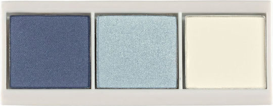 MD Professionnel Triple Eyeshadow Click System Палитра с Сенки за Очите в Пресована Пудра 8гр