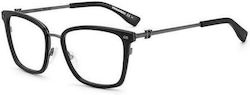 Dsquared2 Women's Butterfly Prescription Eyeglass Frames Black D2 0038 ANS