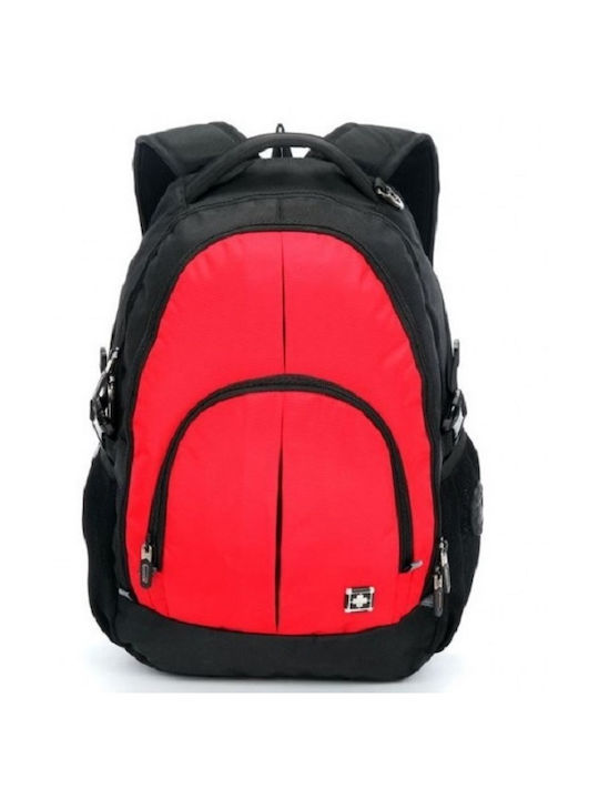 Suissewin Men's Fabric Backpack Red 15.6lt