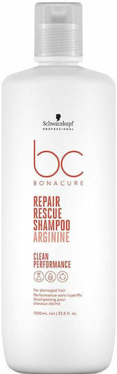 Schwarzkopf Bc Bonacure Repair Rescue Arginine Σαμπουάν Αναδόμησης/Θρέψης για Ταλαιπωρημένα Μαλλιά 1000ml