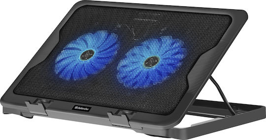 Defender NS-503 Cooling Pad για Laptop έως 17" με 2 Ανεμιστήρες και Φωτισμό