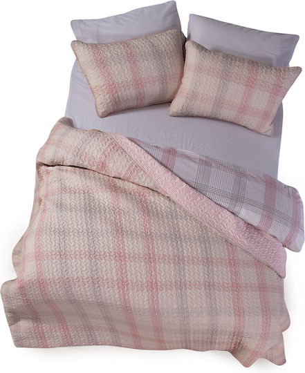 Nef-Nef Homeware Bradford Υπέρδιπλο Pink 240x220cm