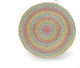 Nef-Nef Homeware Merida Placemat Wicker Multicolour 38x38cm 1pcs