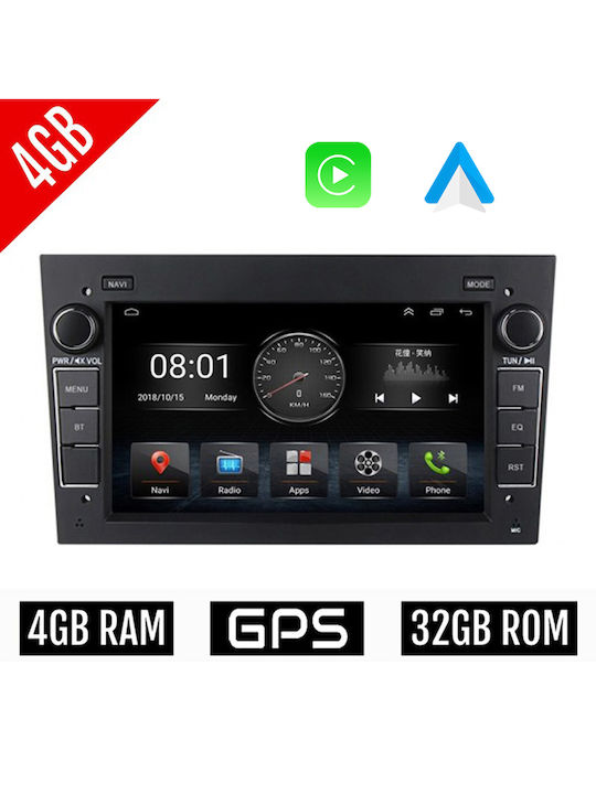 Car Audio System for Opel Corsa / Astra / Vectra / Zafira / Meriva / Antara / Combo / Vivaro / Tigra 2004-2010 (Bluetooth/USB/WiFi/GPS) with Touch Screen 7" OP43-4GB