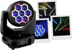 Evolite Φωτορυθμικό Wash LED με Ρομποτική Κεφαλή 740Z RGBW