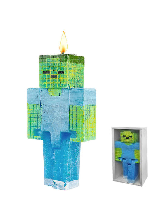Λαμπάδα Minecraft Μπλε