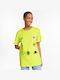 Puma Damen Sportlich T-shirt Gelb