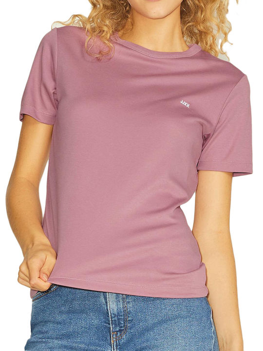 Jack & Jones Women's T-shirt Pink
