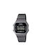 Casio Vintage Iconic Digital Uhr Chronograph Batterie mit Gray Metallarmband