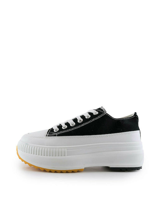 Love4shoes Love4shoes 462 Flatforms Sneakers Black 2288-0667-000001